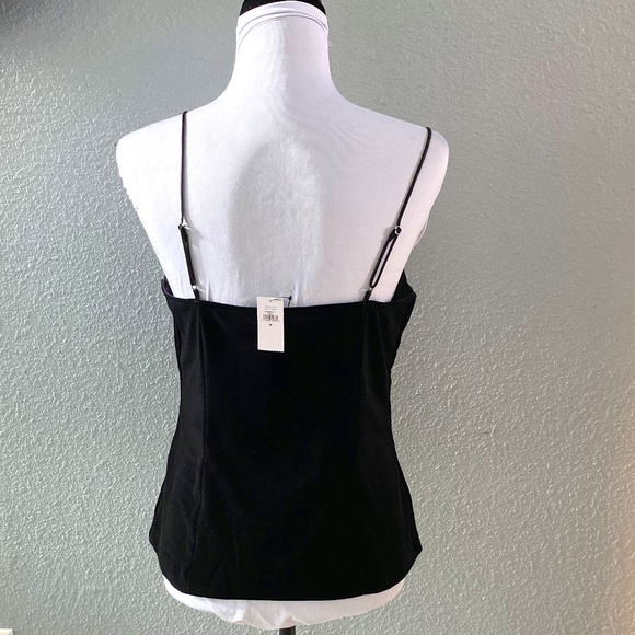 New Banana Republic  Black Velvet Camisole NWT - Picture 2 of 6